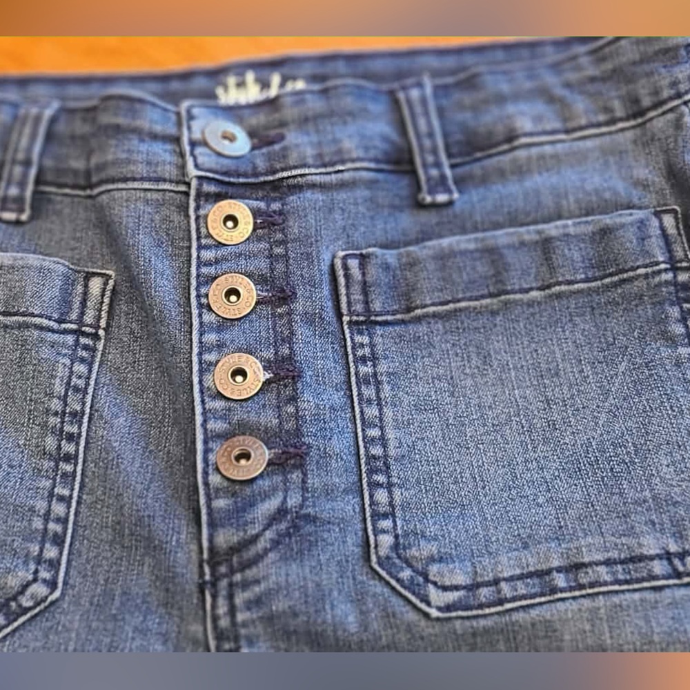 Style & Co. Women's Flare Jeans in Blue - Picture 3 of 8